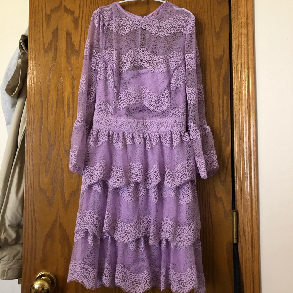 NEW BEBE lavender dress 00